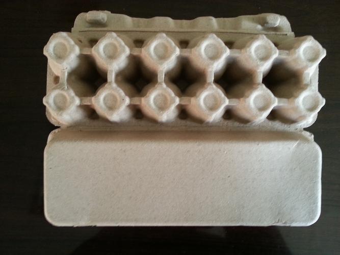 厂家供应防震高品质纸浆鸡蛋盒蛋托鸡蛋纸托12枚